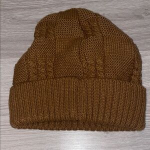 Cozy Brown Knit Beanie